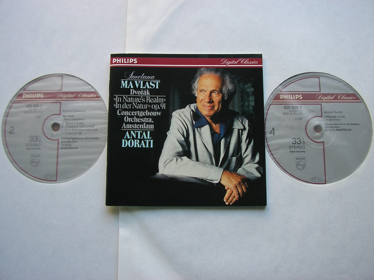 SMETANA: MA VLAST / DVORAK: IN NATURE'S REALM      DORATI / CONCERTGEBOUW ORCHESTRA   2LP    420 607