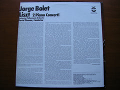 LISZT: THE TWO PIANO CONCERTOS   BOLET / ROCHESTER PHILHARMONIC / ZINMAN  VCL 9001