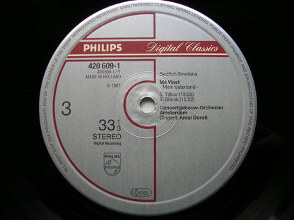 SMETANA: MA VLAST / DVORAK: IN NATURE'S REALM      DORATI / CONCERTGEBOUW ORCHESTRA   2LP    420 607