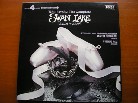 TCHAIKOVSKY: SWAN LAKE   RICCI / NETHERLANDS RADIO ORCHESTRA / FISTOULARI   3 LP   10BB 168 - 70