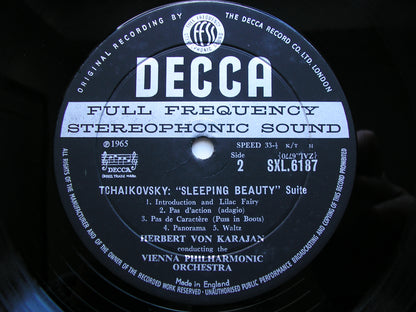 TCHAIKOVSKY: SWAN LAKE & SLEEPING BEAUTY SUITES    KARAJAN / VIENNA PHILHARMONIC    SXL 6187