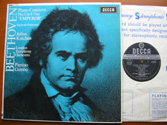 BEETHOVEN: PIANO CONCERTO No. 5 'Emperor'    KATCHEN / LONDON SYMPHONY / GAMBA   SXL 6109