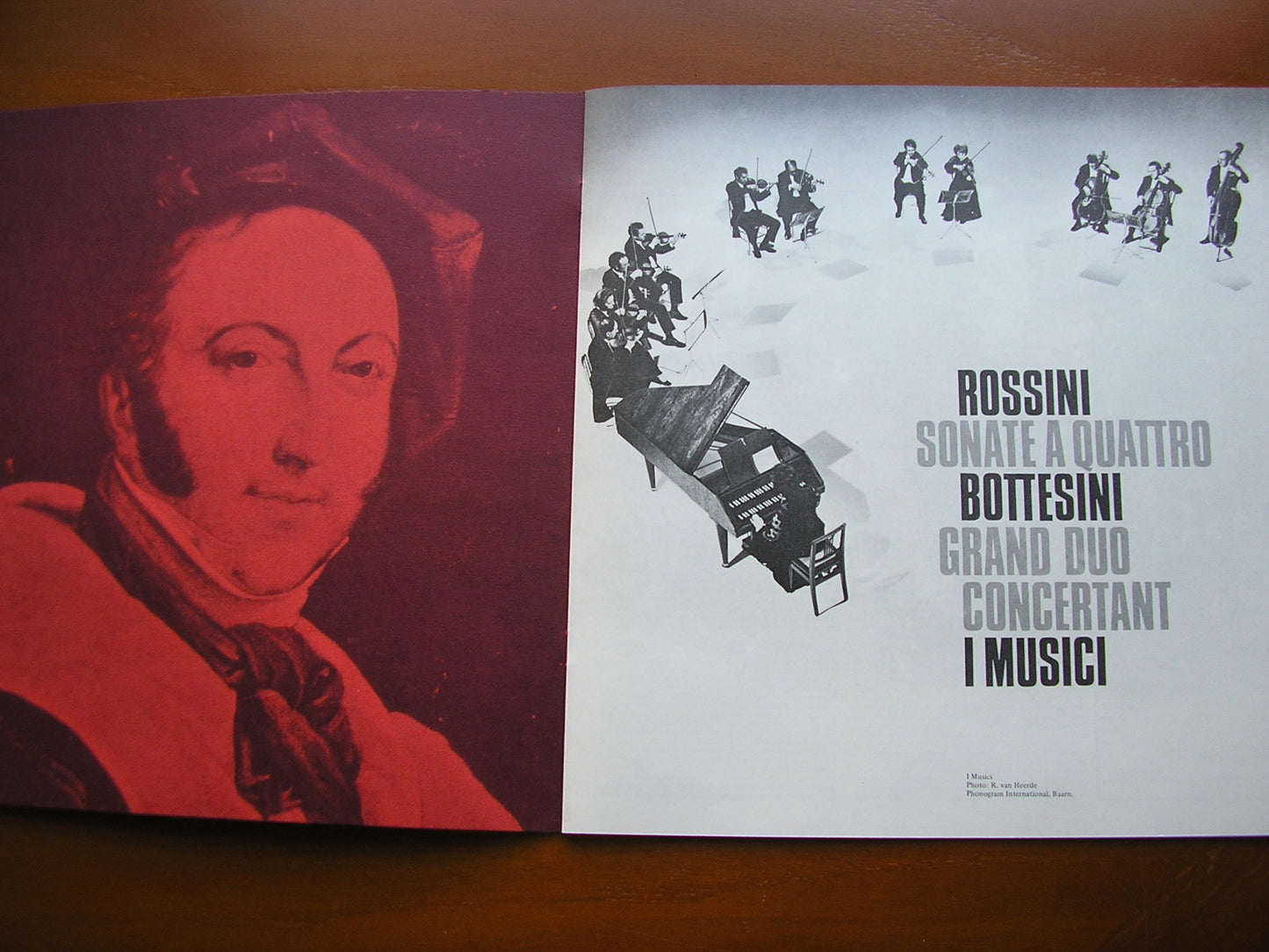 ROSSINI: STRING SONATAS Nos. 1 - 6 / BOTTESINI: GRAND DUO     I MUSICI   2 LP   6747 038