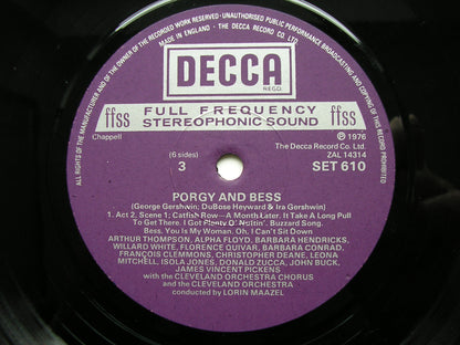 GERSHWIN: PORGY & BESS    WHITE / MITCHELL / CLEVELAND ORCHESTRA / MAAZEL    SET 609 - 11
