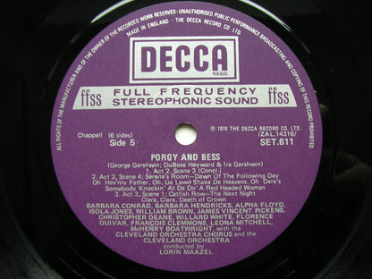 GERSHWIN: PORGY & BESS    WHITE / MITCHELL / CLEVELAND ORCHESTRA / MAAZEL    SET 609 - 11