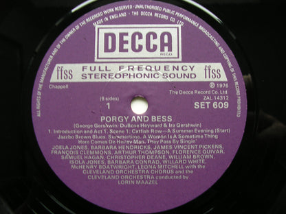GERSHWIN: PORGY & BESS    WHITE / MITCHELL / CLEVELAND ORCHESTRA / MAAZEL    SET 609 - 11