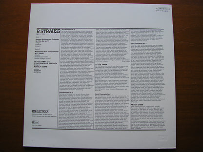 STRAUSS: HORN CONCERTOS   PETER DAMM / STAATSKAPELLE DRESDEN / KEMPE    063 02 743