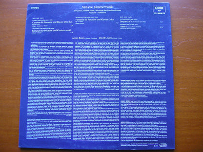 VIRTUOSO CHAMBER MUSIC FOR TROMBONE: SAINT-SAENS / WEBER / BERIO / KAGEL     ROSIN / LEVINE   6.42828