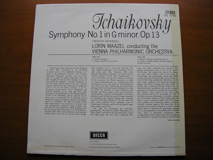 TCHAIKOVSKY: SYMPHONY No. 1 'Winter Reveries'    MAAZEL / VIENNA PHILHARMONIC    SXL 6159