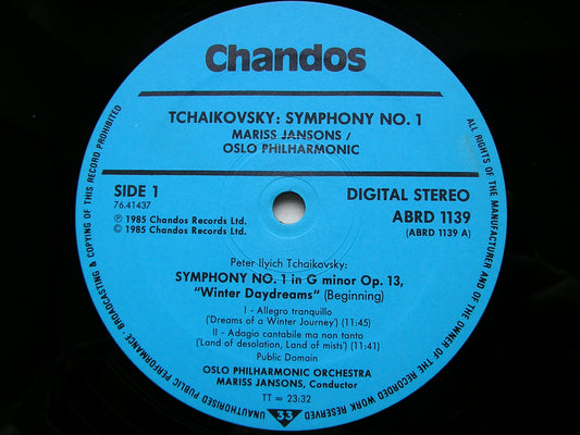 TCHAIKOVSKY: SYMPHONY No. 1 'Winter Reveries'     JANSONS / OSLO PHILHARMONIC   ABRD 1139