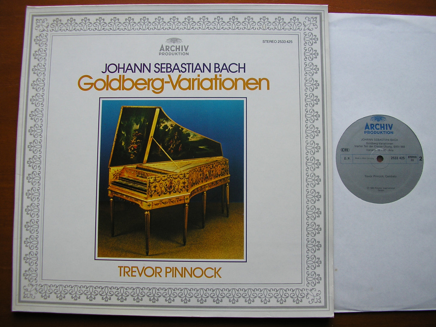 BACH: GOLDBERG VARIATIONS TREVOR PINNOCK 2533 425