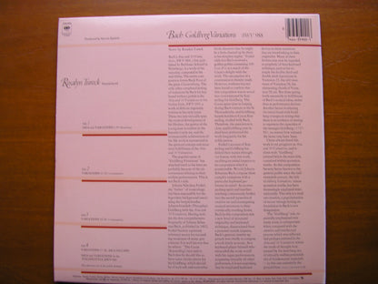 BACH: GOLDBERG VARIATIONS / ARIA & 10 VARIATIONS IN THE ITALIAN STYLE BWV 989   ROSALYN TURECK   M2 35900