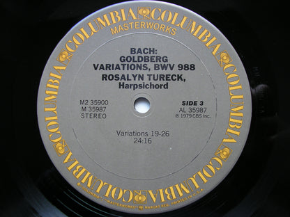 BACH: GOLDBERG VARIATIONS / ARIA & 10 VARIATIONS IN THE ITALIAN STYLE BWV 989   ROSALYN TURECK   M2 35900