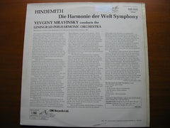 HINDEMITH: HARMONIE DER WELT SYMPHONY  YEVGENY MRAVINSKY / LENINGRAD PHILHARMONIC  ASD 2912