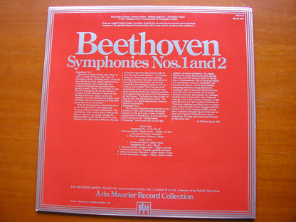 BEETHOVEN: SYMPHONIES Nos. 1 & 2    SANDERLING / PHILHARMONIA    ASD 4151