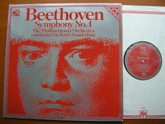 BEETHOVEN: SYMPHONY No. 4     SANDERLING / PHILHARMONIA    ASD 4153