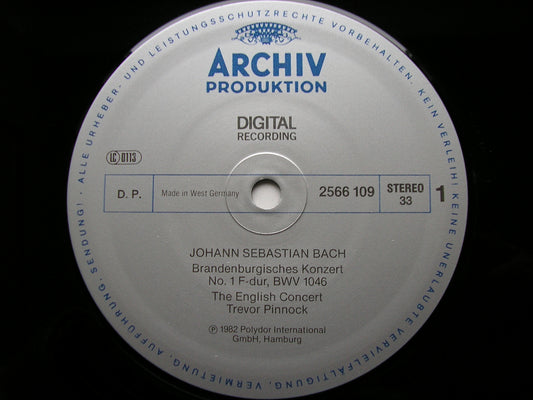 BACH: THE BRANDENBURG CONCERTOS   PINNOCK / THE ENGLISH CONCERT   2 LP      2742 003