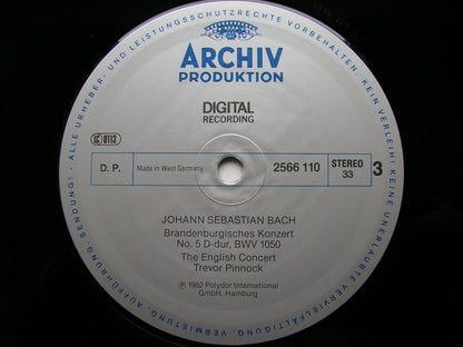 BACH: THE BRANDENBURG CONCERTOS   PINNOCK / THE ENGLISH CONCERT   2 LP      2742 003