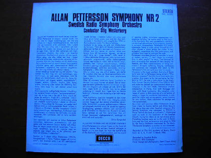 ALAN PETTERSSON: SYMPHONY No. 2    WESTERBERG / SWEDISH RADIO SYMPHONY    SXL 6265
