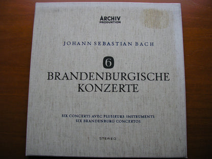 BACH: THE BRANDENBURG CONCERTOS    BAUMGARTNER / FESTIVAL STRINGS LUCERNE    2 LP     198 142 / 3