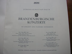 BACH: THE BRANDENBURG CONCERTOS    BAUMGARTNER / FESTIVAL STRINGS LUCERNE    2 LP     198 142 / 3