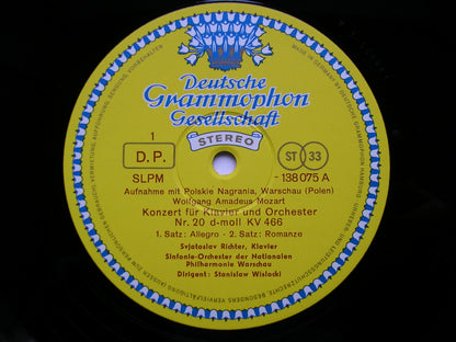 MOZART: PIANO CONCERTO No. 20 / PROKOFIEV: PIANO CONCERTO No. 5    RICHTER / WARSAW PHILHARMONIC / ROWICKI    138 075