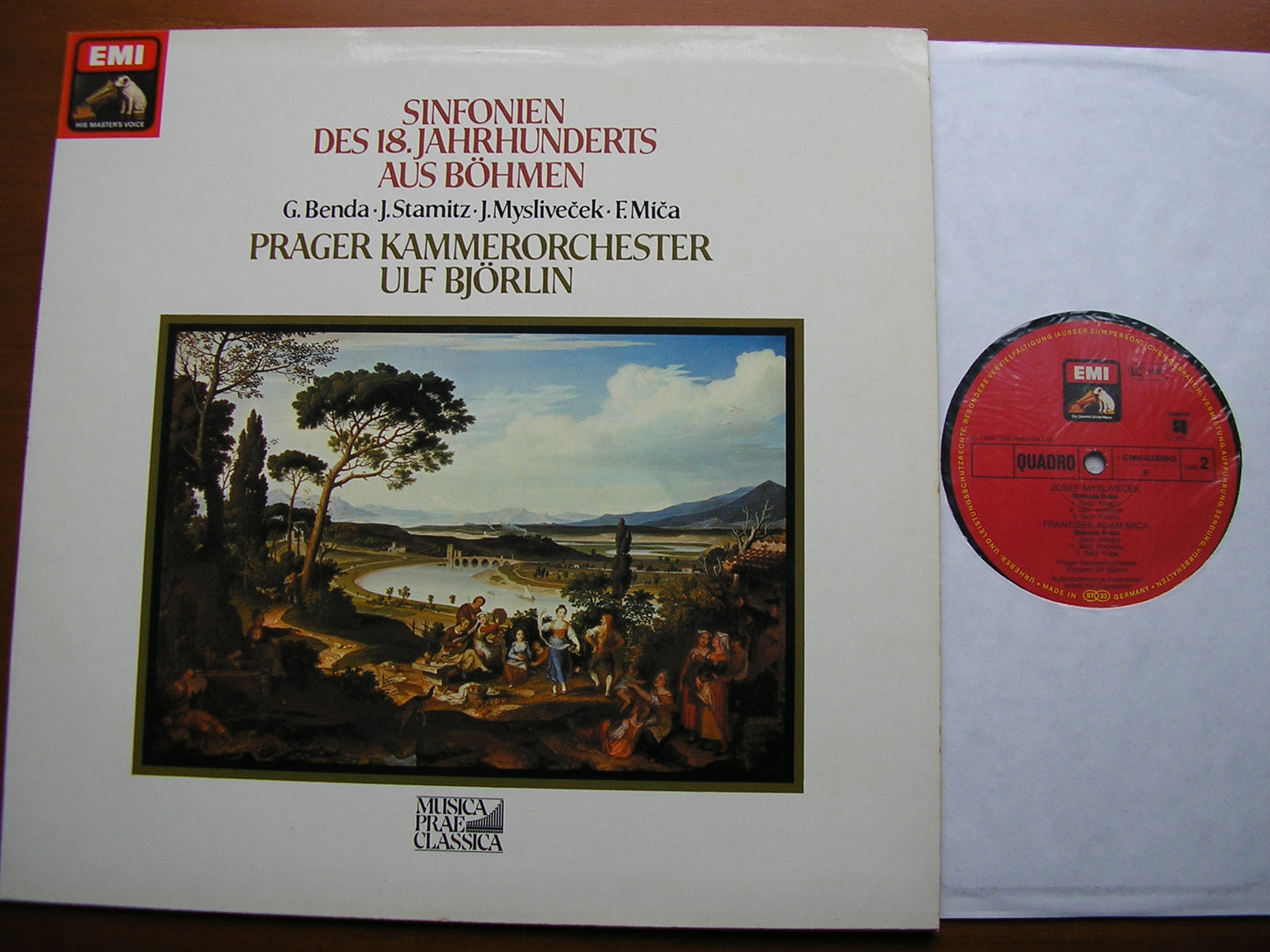 BOHEMIAN SYMPHONIES OF THE 18th CENTURY: BENDA / STAMITZ / MYSLIVECEK / MICA    PRAGUE CHAMBER ORCHESTRA / BJORLIN   065 03 659