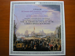 VIVALDI: 12 CONCERTOS Op. 8  'The Four Seasons'    SOLOISTS / ACADEMY OF ANCIENT MUSIC / HOGWOOD    2 LP    D279D2