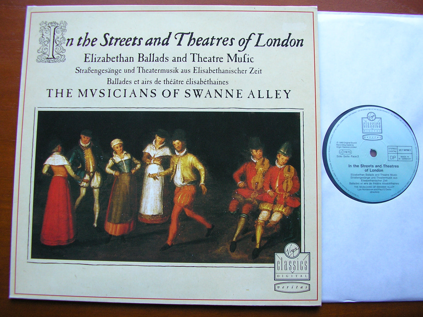 IN THE STREETS & THEATRES OF LONDON   THE MUSICIANS OF SWANNE ALLEY / NORDSTROM & O'DETTE    VC 7 90789