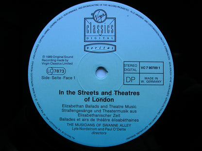 IN THE STREETS & THEATRES OF LONDON   THE MUSICIANS OF SWANNE ALLEY / NORDSTROM & O'DETTE    VC 7 90789