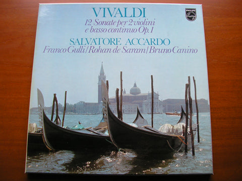 VIVALDI: 12 SONATAS FOR 2 VIOLINS & BASSO CONTINUO    ACCARDO / GULLI / CANINO / SARAM    2 LP    6747 443