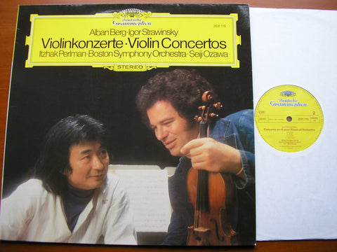 BERG: VIOLIN CONCERTO / STRAVINSKY: VIOLIN CONCERTO    PERLMAN / BOSTON SYMPHONY / OZAWA   2531 110