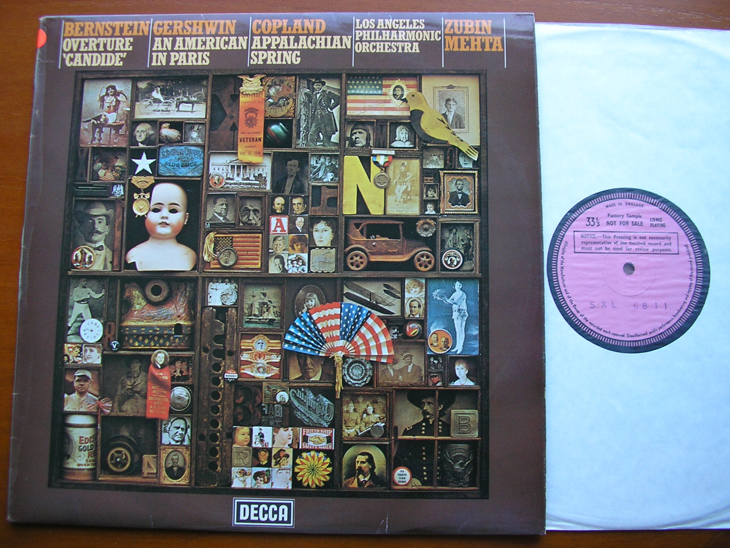 BERNSTEIN / GERSHWIN / COPLAND: ORCHESTRAL WORKS   MEHTA / LOS ANGELES PHILHARMONIC   SXL 6811