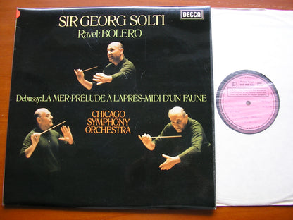 RAVEL: BOLERO / DEBUSSY: LA MER / PRELUDE   SOLTI / CHICAGO SYMPHONY   SXL 6813