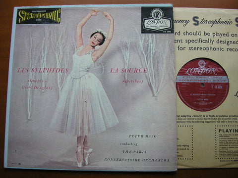 CHOPIN: LES SYLPHIDES / DELIBES: LA SOURCE      MAAG / PARIS CONSERVATOIRE ORCHESTRA     CS 6026