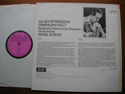 PETTERSSON: SYMPHONY No. 7    ANTAL DORATI / STOCKHOLM PHILHARMONIC   SXL 6538