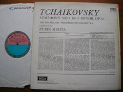 TCHAIKOVSKY: SYMPHONY No. 4    MEHTA / LOS ANGELES PHILHARMONIC   SXL 6323