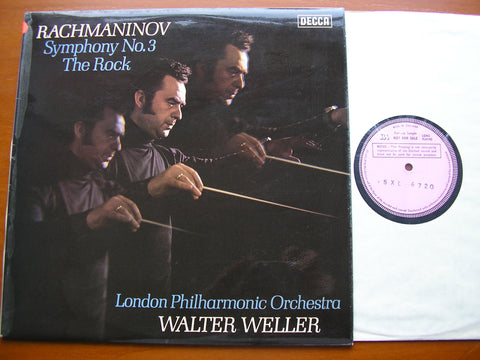 RACHMANINOV: SYMPHONY No. 3 / THE ROCK   WELLER / LONDON PHILHARMONIC    SXL 6720