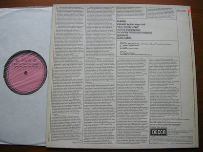 DVORAK: SYMPHONY No. 9 / CARNIVAL OVERTURE    ZUBIN MEHTA / LOS ANGELES PHILHARMONIC    SXL 6751