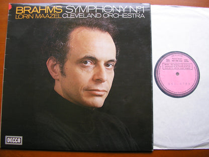 BRAHMS: SYMPHONY No.1    MAAZEL / CLEVELAND ORCHESTRA    SXL 6783