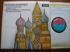 RUSSIAN RARITIES: GLIERE / STRAVINSKY / CUI / GRETCHANINOV    SUTHERLAND / ELLIS / LONDON SYMPHONY / BONYNGE    SXL 6406