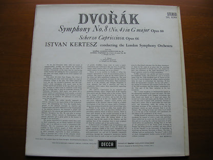 DVORAK: SYMPHONY No. 8 / SCHERZO CAPRICCIOSO    KERTESZ / LONDON SYMPHONY   SXL 6044