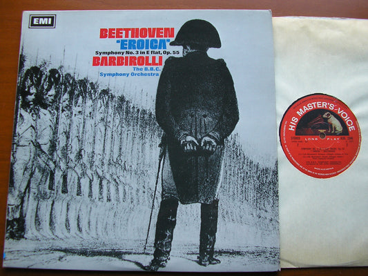 BEETHOVEN: SYMPHONY No. 3 'Eroica'    BARBIROLLI / BBC SYMPHONY    ASD 2348