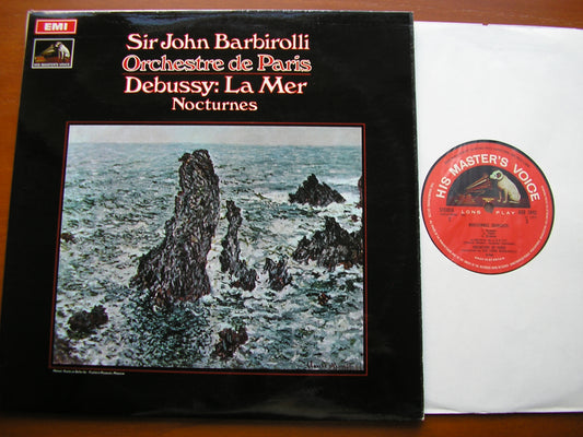DEBUSSY: LA MER / NOCTURNES   SIR JOHN BARBIROLLI / ORCHESTRE DE PARIS  ASD 2442