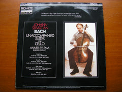 BACH: THE SIX UNACCOMPANIED CELLO SUITES     ANNER BYLSMA, baroque cello   2LP   PAD 230