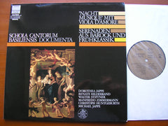 NIGHTMUSIC FOR VIOLA D'AMORE: BOHM / PEZOLD / BORGHI / RUST   SCHOLA CANTORUM BASILIENSIS / JAPPE    065 16 9514