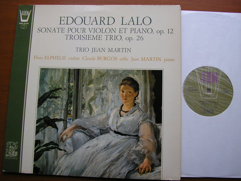 LALO: SONATA FOR VIOLIN & PIANO / TRIO Op. 26    TRIO JEAN MARTIN    ARN 38 304