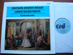 MOZART: QUINTET in E K452 / BEETHOVEN: QUINTET in E Op. 16     THE NASH ENSEMBLE     CRD 1067