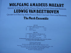 MOZART: QUINTET in E K452 / BEETHOVEN: QUINTET in E Op. 16     THE NASH ENSEMBLE     CRD 1067