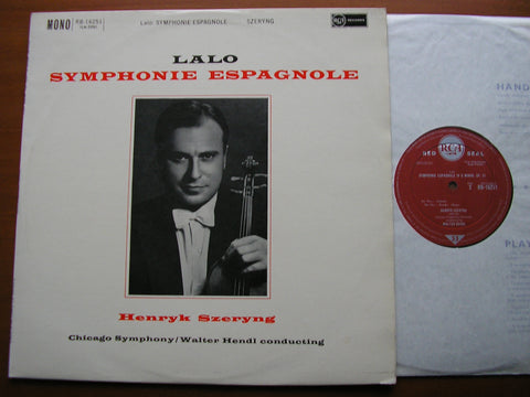 LALO: SYMPHONIE ESPAGNOLE    SZERYNG / CHICAGO SYMPHONY / HENDL  RB 16251